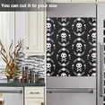 thumbnail image 6 of GZHJMY Dishwasher Magnet Cover Floral Sugar Skull Front Dishwasher Cover Magnetic Home Cabinet Decals Appliances Stickers Refrigerator Decorative Cover 23" x 26", 6 of 6