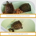thumbnail image 3 of UPOUART Drainage System Turtle Terrarium Mint Green Home Use 1Set, 3 of 8