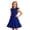 A-Dark Blue111, variant on Bobifish Toddler Girls Dress Kids Fly Sleeve Ruffles Dance A-Line Tiered Dress Party Holiday Hangout Children Girls Dresss
