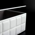 thumbnail image 4 of Pu Leather Tissue Box, Tissue Dispenser, 25 * 14 * 9.5cm (White), 4 of 5