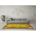 thumbnail image 3 of Ahgly Company Machine Washable Indoor Rectangle Persian Yellow Traditional Area Rugs, 7' x 10', 3 of 4