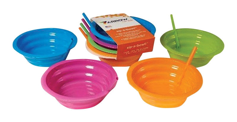 Arrow 72 Oz. Sip & Bowl Assortment, 4 Count