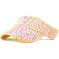 thumbnail image 5 of Yoyauz Glitter Visor Shiny Rhinestones Sport Golf Adjustable Summer Cap Golf Sun Visor Caps for Golf Tennis Cycling Running, 5 of 8