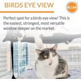 thumbnail image 2 of K&H EZ Mount Double Stack Kitty Window Sill Gray, 2 of 8