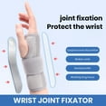 thumbnail image 4 of Sportteer Sprained Wrist Brace 1Pc Sprained Wrist Brace Breathable Adjustable Left Right Hand Arthritis Pain Relief Wrist Support Stabilizer Recovery Protection Carpal Tunnel Wrist Brace, 4 of 9