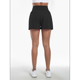thumbnail image 5 of Pantalones Cortos Fluidos para Correr, para Mujer, para Entrenamiento, Atletismo, Gimnasio, Yoga, Cintura Alta, con Bolsillos, Verano. Negro XL, 5 of 10