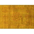 thumbnail image 1 of Ahgly Company Machine Washable Indoor Rectangle Abstract Yellow Modern Area Rugs, 5' x 7', 1 of 4