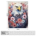 thumbnail image 4 of ONETECH  Eagle Blankets and Throws 350gsm Eagle Blanket for Bed American Print Blanket for Eagle Lovers for Couch Bed Sofa, 4 of 6