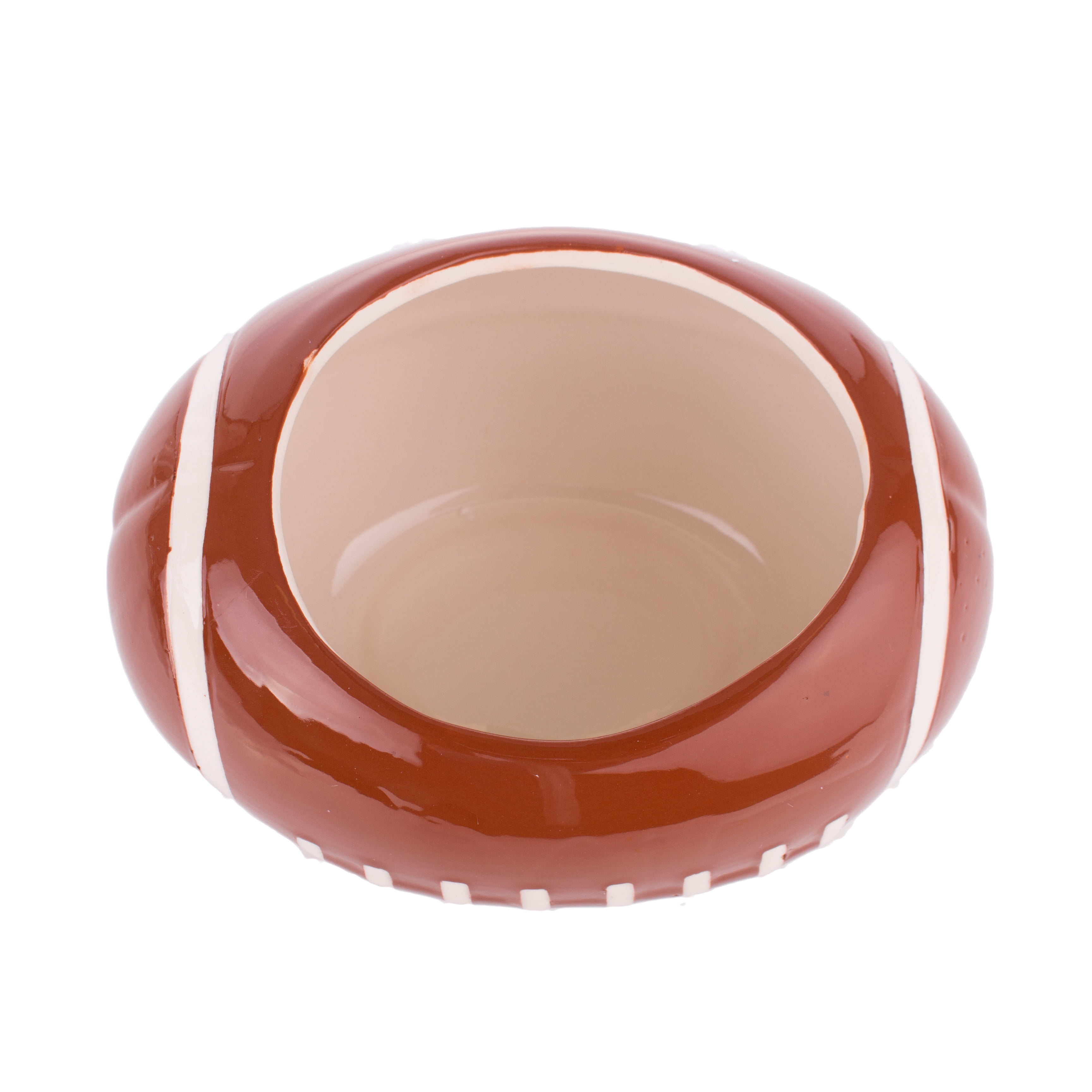 Burton and Burton SS-BNB-974016 974016 Small Football Ceramic Planter/Bowl, Multicolor