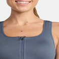 thumbnail image 2 of Baweave Women‘s Medium Support Zip Front Sports Bra  Sizes S-3XL, 2 of 6