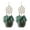 Atrovirens, variant on Grofry 1 Pair Retro Bohemia Women Hook Earrings Feather Tassel Round Drop Earrings Palace Style Dangle Earrings Jewelry Gift