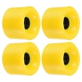 thumbnail image 1 of Uxcell Roues de Croisière Souples 70mm 78A Roues de Rue Remplacement de Roues de Planche à Roulettes PU Jaune 4 Pack, 1 of 5