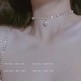 thumbnail image 5 of Jinsinto Sparkling Diamond Pearl Necklace, 5 of 5
