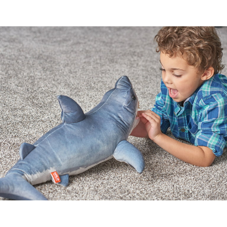 Wild Republic Great White Shark Plush, Stuffed Animal, Plush Toy, Gifts for  Kids, Living Ocean 24