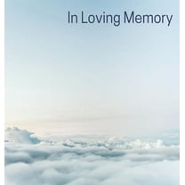 Memorial Guest Book (Hardback cover): Memory book, comments book, condolence book for funeral, remembrance, celebration , (Hardcover)