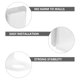 thumbnail image 3 of unbranded 20Ud Soporte De Para Montaje En Pared Sin Taladro Con Resistente A Humedad, 3 of 8