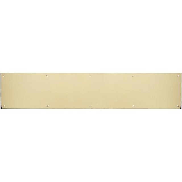 Plaque de Coup de Pied en Laiton Poli 8 x 28 Po