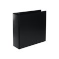 thumbnail image 1 of Universal Deluxe Letter Size Ring Binder, Black, 1 of 3