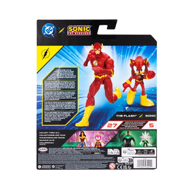 Sonic x DC Action Figure Multipack - 2.5 inch Sonic and 5 inch The