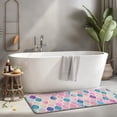 thumbnail image 2 of Multi Color Moroccan Checkered Pattern Kitchen Rug Mat,Kitchen Runner Rugs Non Skid Washable,Decorative Kitchen Floor Mats for Kitchen,Sink,Laundry,17"x47.2", 2 of 7