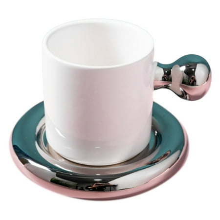 

Candy Solid Color Mug Dish Combination Set Cup Office Coffee Afternoon Tea Cup Dish Set B