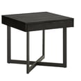 thumbnail image 6 of Weston Home Nadian Wood and Metal End Table with Drawer in Brown and Black, 6 of 8