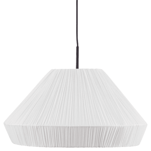 Bouclair White Textured Ceiling Lamp