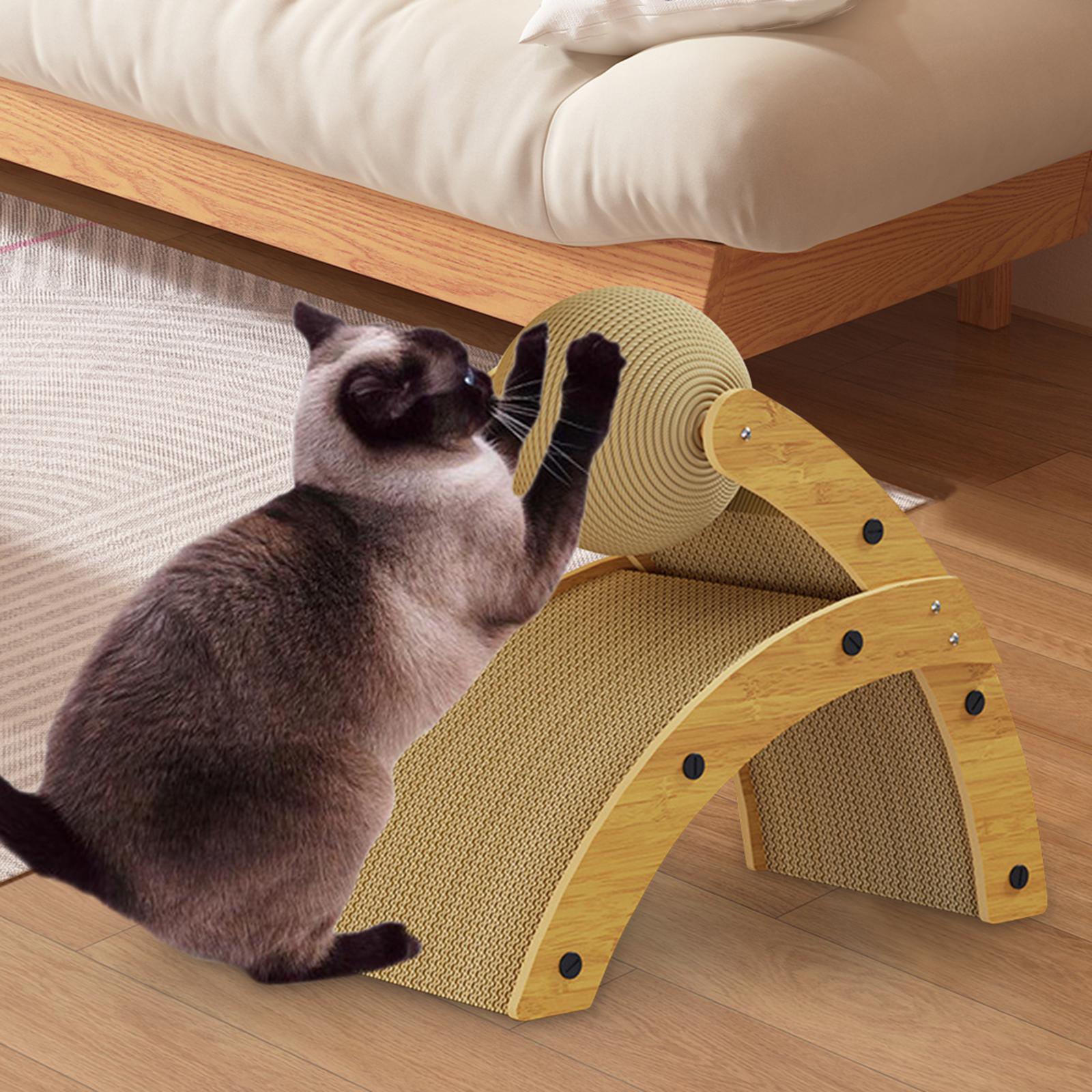 Cat Scratcher Pad Corrugated Paper Scratch Ball for Nail Grinding Cat Playing 25.6cmx51.7cmx49.5cm