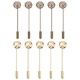 thumbnail image 1 of Luxshiny 10pcs Corsages Pin Stick Alloy Assorted Color Handmade Jewelry for Craft Enthusiasts, 1 of 8
