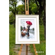 Luca-S Welcome Home Kit & Frame Counted Cross-Stitch