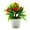 A, variant on artificial flowers for outdoors, artificial flowers, Dienrx Artificial Potted Flower Flowers in Pot Rose Bouquet Decoration Plants Arrangement for Table Centerpieces Home, Simulation potted flower*1