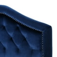 thumbnail image 3 of Lazarus Glam Velvet Full/Queen Headboard, Navy Blue and Black, 3 of 6
