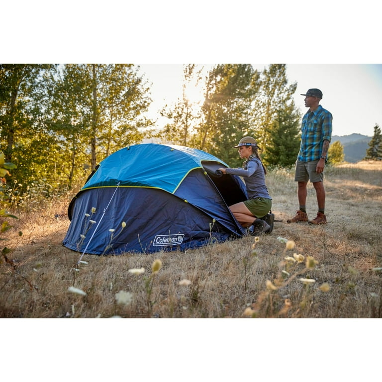 Coleman Pop-Up 4-Person Camp Tent with Dark Room Technology