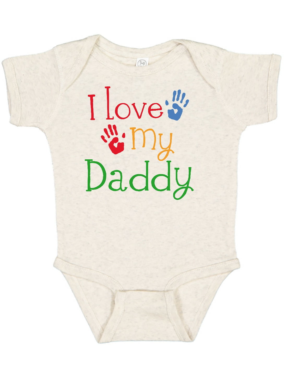 Inktastic I Love My Daddy Gift Baby Boy Or Baby Girl Bodysuit Walmart Com