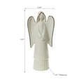 thumbnail image 2 of Shiny White Angle Figurine Small, 2 of 3