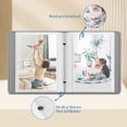 thumbnail image 3 of Fintie Photo Album 5x7 Photos - 52 Photos Small Mini Capacity Premium Vegan Leather Cover Photo Book, Portable Wallet Photo Album for Wedding Family Boys Girls Art Work, Flower Fantasy, 3 of 7