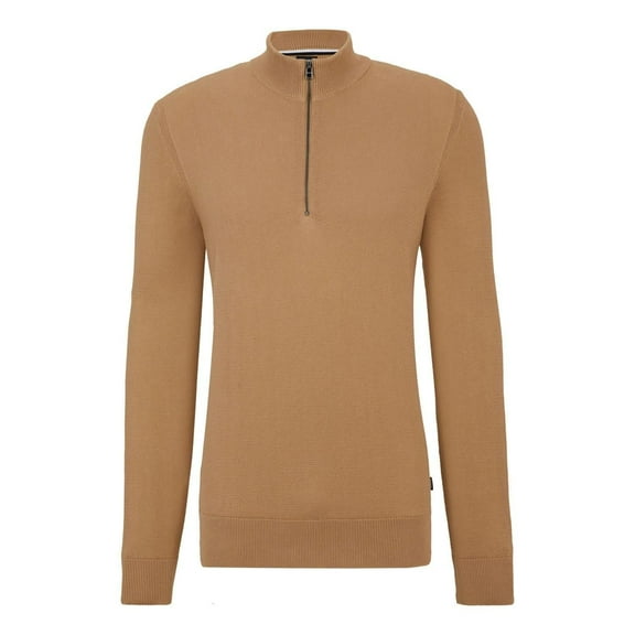 Boss Mens Embrando-P Quarter Zip Sweater Top