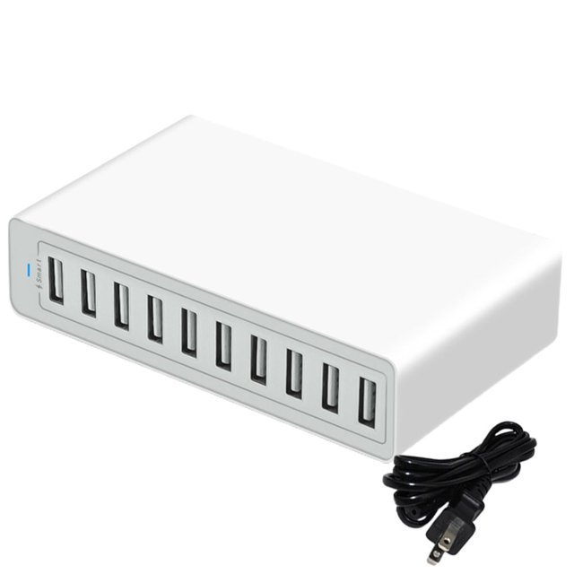 1 Set Multi-port Charger High Power US Plug 5/10 Ports USB Phone Charger Adapter Phone Accessories for Home