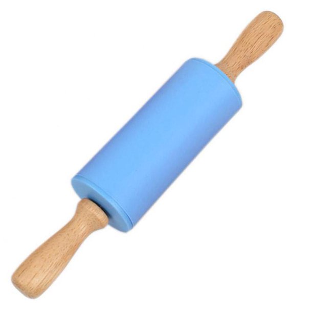Mgaxyff Rotating Silicone Dough Rolling Pin Bread Pastry Baking Roller
