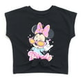 thumbnail image 4 of Disney Minnie Mouse Boxy Drop Shoulder T-Shirt and Mesh Tulle Skort Toddler to Big Kid, 4 of 5