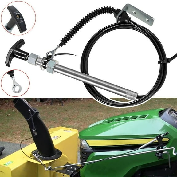 For John Deere 44" Snow Blower on 102 105 AM134404 Spout Control Input Cable