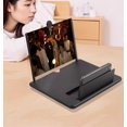 thumbnail image 5 of Mobile Phone Magnifier Screen, 3D HD Magnifying Projector Screen Enlarger for Movies Videos and Gaming,Foldable Phone Stand with Screen Amplifier, Compatible with All Smartphones, 5 of 7
