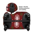 thumbnail image 4 of Disketp Merry Christmas Elastic Travel Luggage Cover Travel Suitcase Protective Cover For Trunk Case Apply To 18''-32'' Suitcase Cover (Luggage not included)-Large, 4 of 9