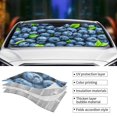 thumbnail image 3 of Kdxio Fresh Blueberries Print Front Windshield Sun Shade,Folding Auto Sunshade for Car Truck SUV-Small, 3 of 5