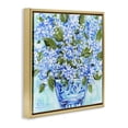 thumbnail image 2 of Stupell Industries Farmhouse Cool Bouquets in Blue Vase Gold Floating Frame Canvas Art, 25 x 25, by Estelle Grengs, 2 of 8