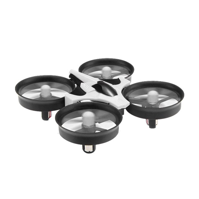 Tmvgtek Jjrc H36 Led 6-Axis Mini Rc Drone 4Ch One-Key Return Quadcopter (Gris)
