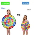 thumbnail image 2 of Juego de mesa de dardos para niños Plzoslly, 74 cm, 24 bolas adhesivas para interiores, 2 of 6