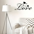 thumbnail image 1 of Adhesivos de pared removibles y autoadhesivos con patrón de amor de Unique Bargains para decoración del hogar en pasillos y dormitorios, 1 of 7