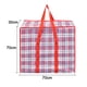 thumbnail image 5 of 150g extra grande 70*70*30pp bolsa tejida a cuadros - cuadros rojos Ormromra 2035385-1, 5 of 9