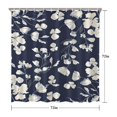 thumbnail image 5 of Pioneer Flower Floral Print Pattern Shower Curtain 72"x72" ,Bathroom Decorative Shower Curtains Set with 12 Hooks,Modern Waterproof Washable Shower Curtain, 5 of 6